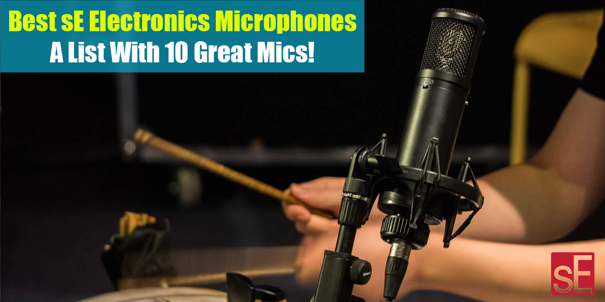 Best sE Electronics Microphones: A List With 10 Great Mics!